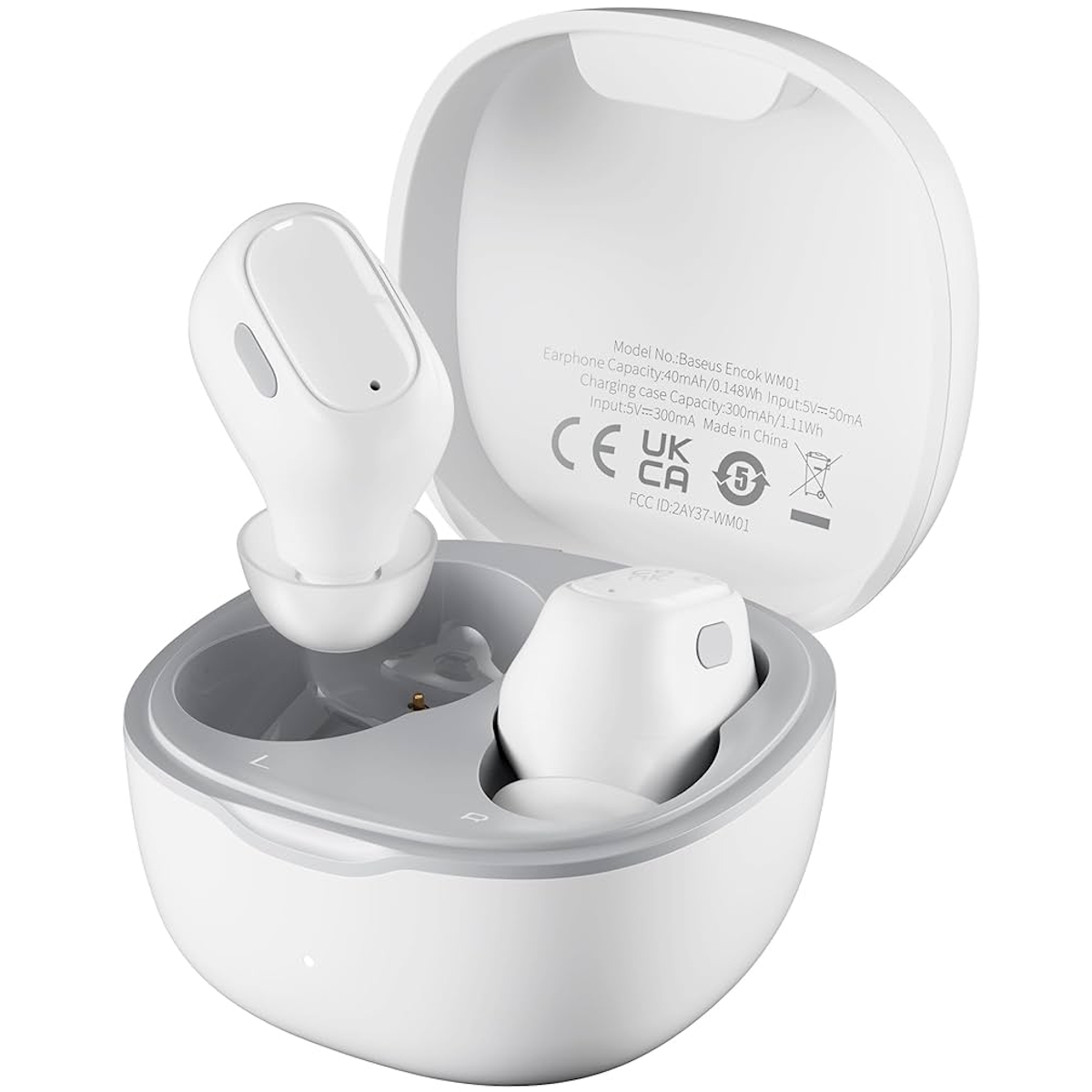 Auriculares Bluetooth In Ear Encok WM01 Blanco Baseus
