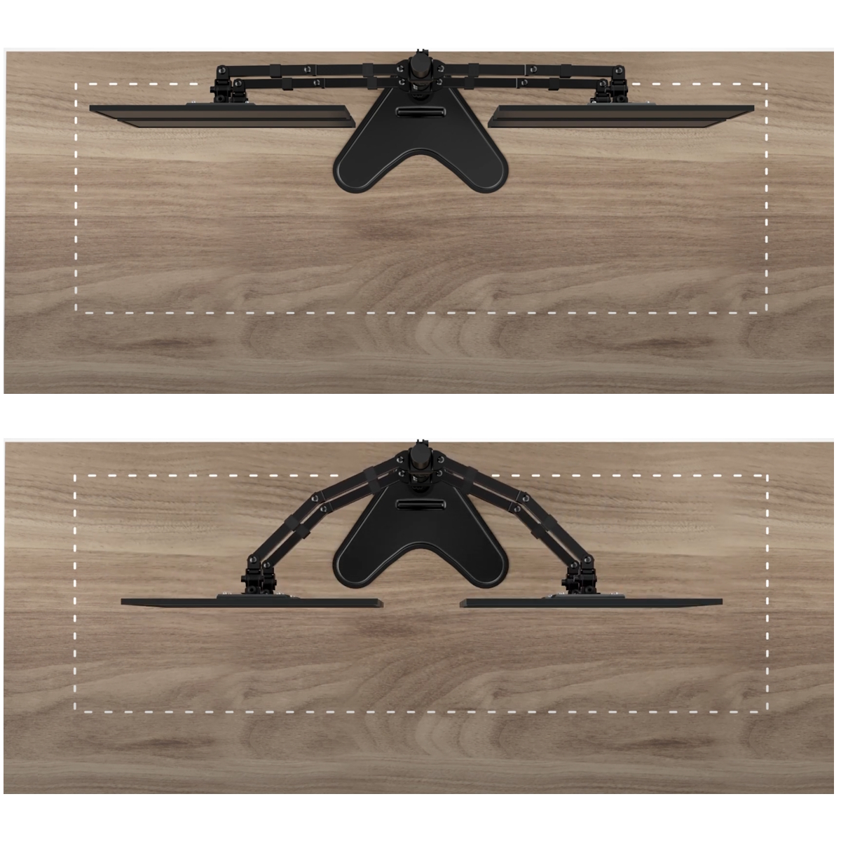 Soporte Movil 4 Brazos 4 Monitores 17