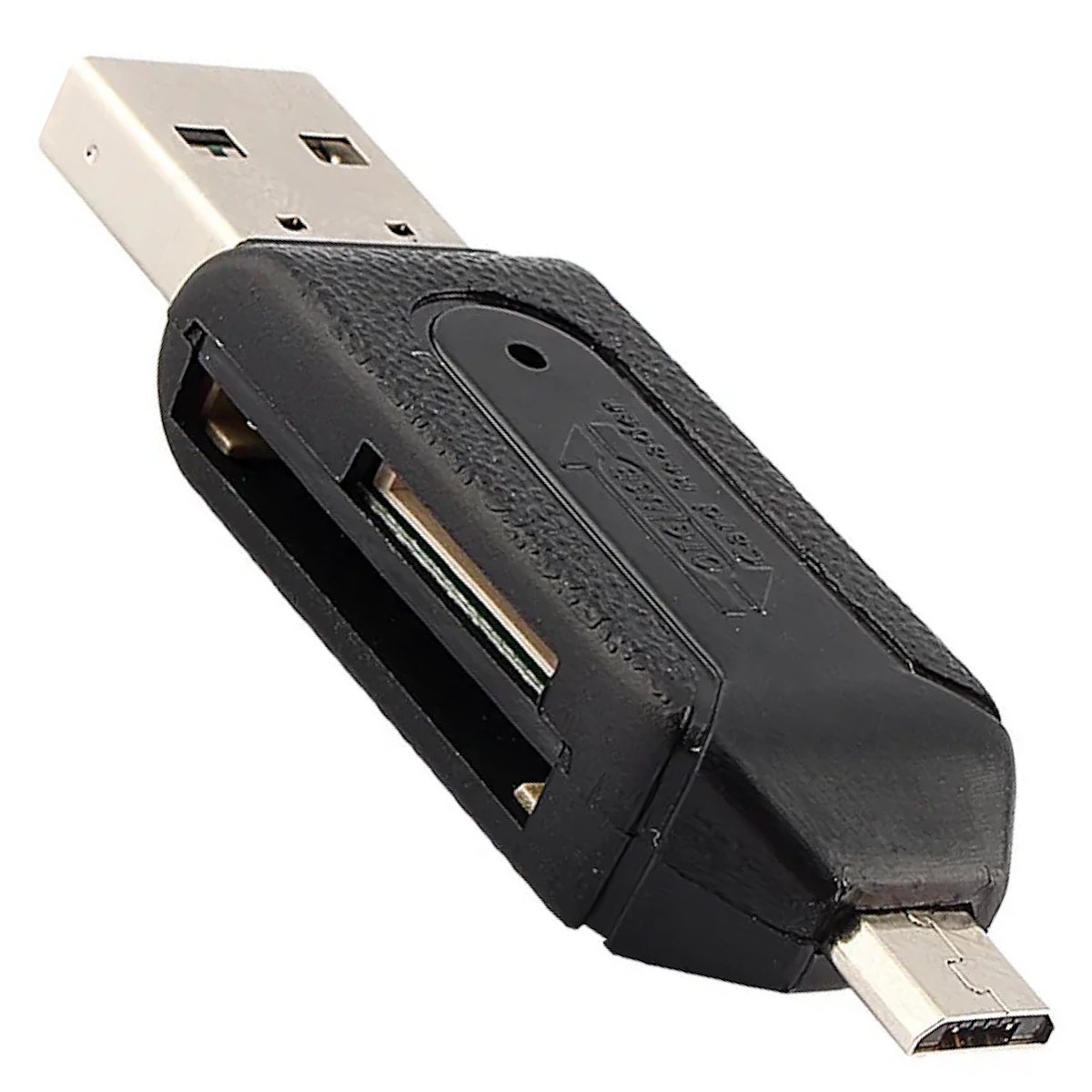 Adaptador De Memorias OTG USB/MicroUSB Para MicroSD TF