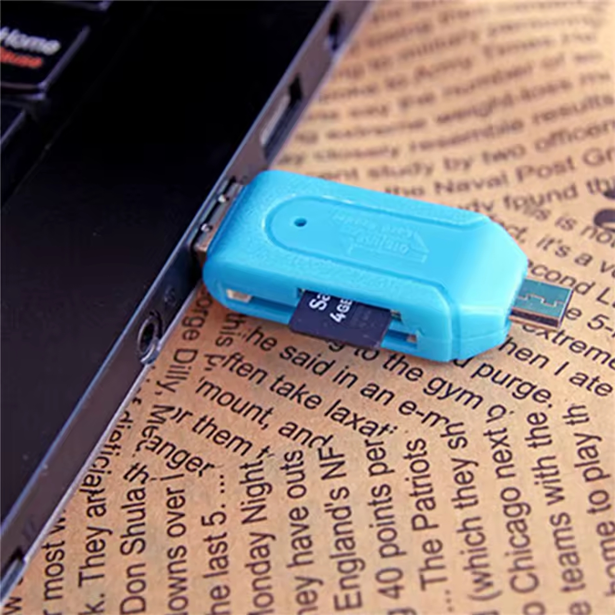 Adaptador De Memorias OTG USB/MicroUSB Para MicroSD TF