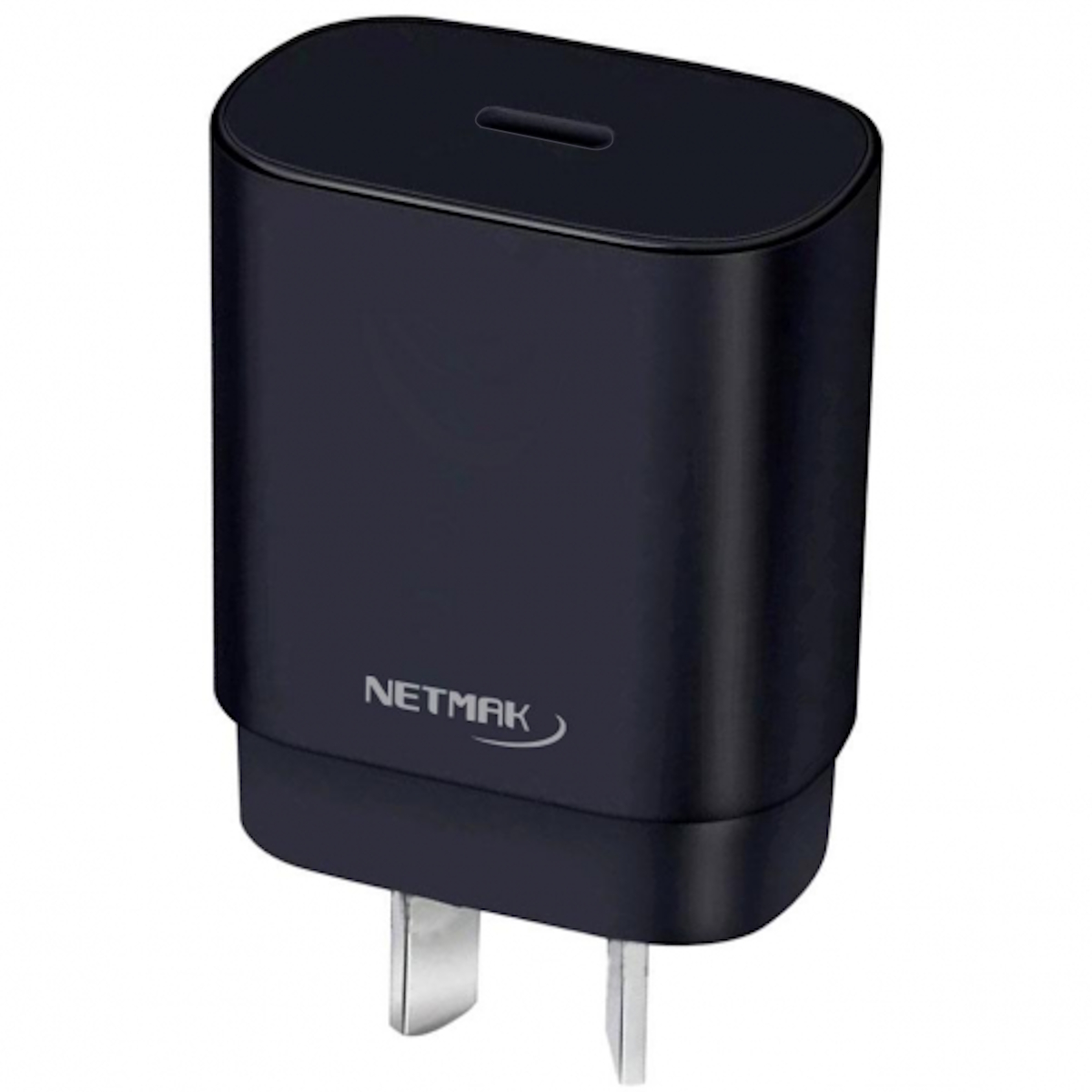 Cargador USB C 25W Carga Rapida Negro NM-CP5 Netmak