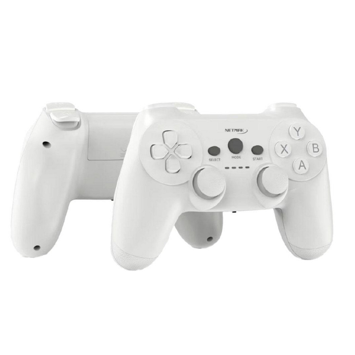 Consola Game Stick 4K Con 2 Joysticks Inalambricos Blanco NM-K10-W Netmak