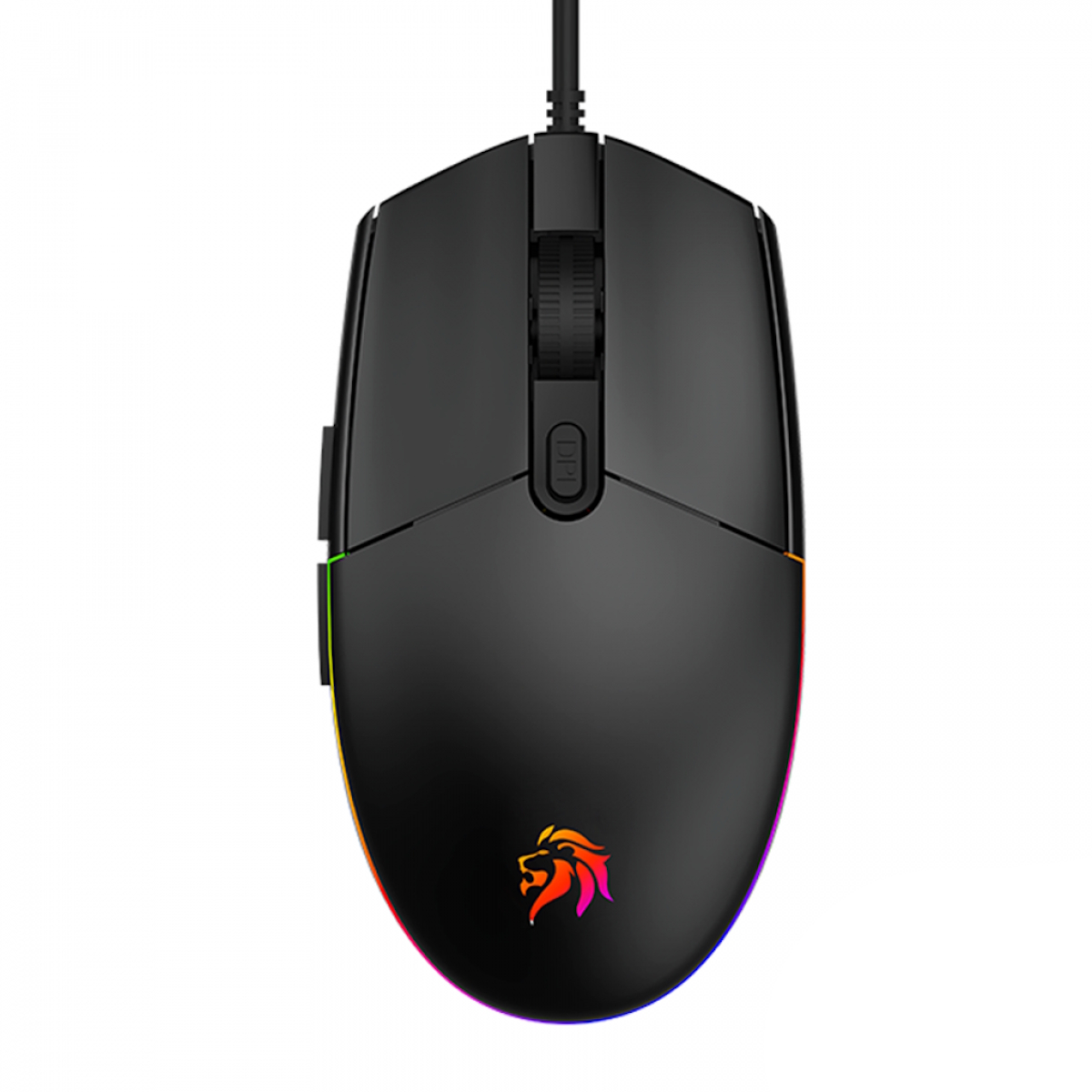 Mouse Gamer RGB 3600 DPI Negro NM-EXPERT Netmak