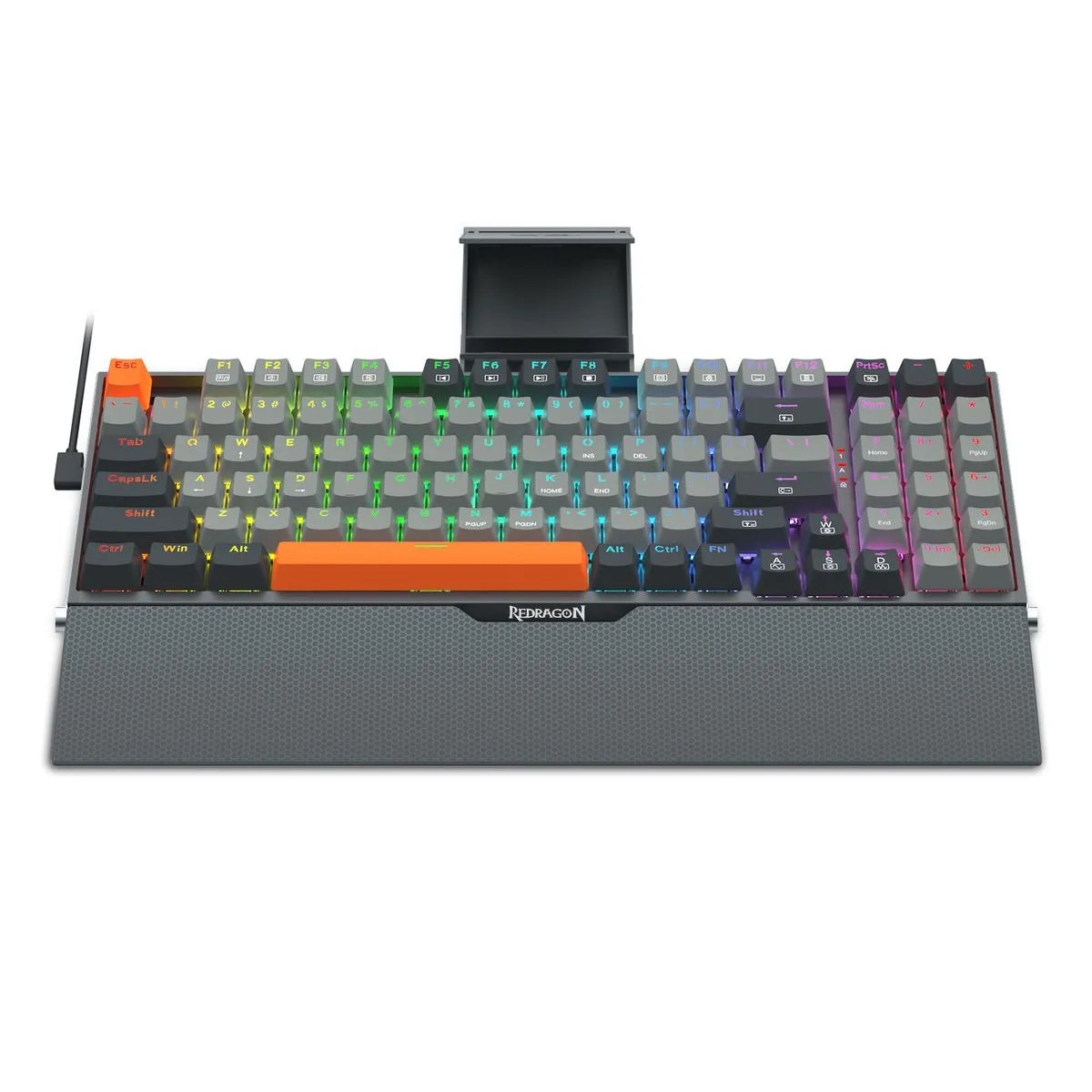 Teclado Mecanico Gamer RGB Olaf Switch Rojo Español Redragon