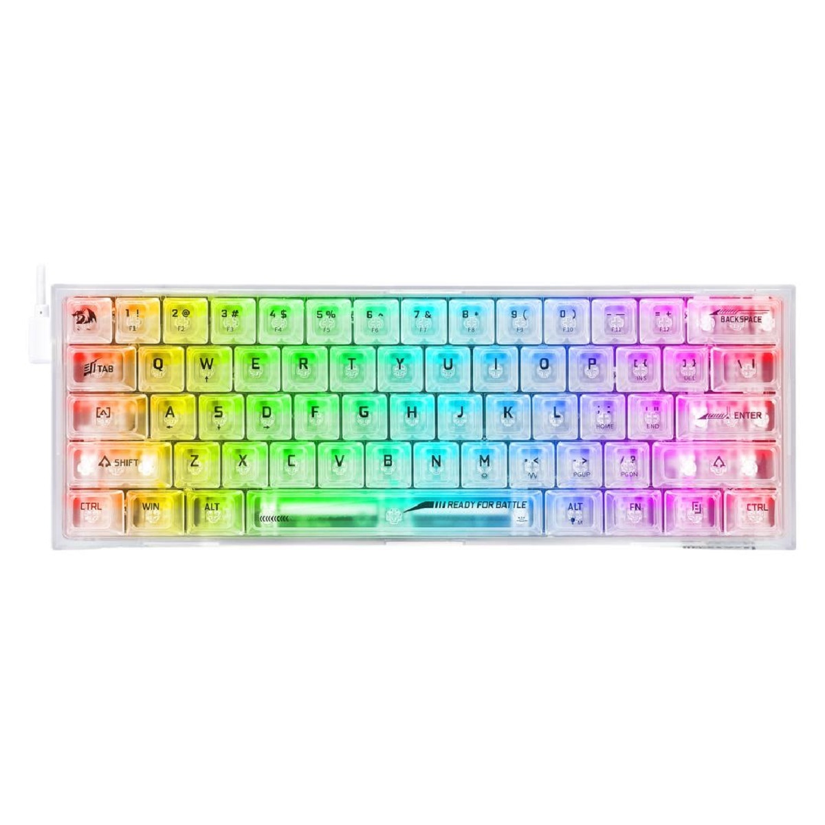 Teclado Mecanico Gamer Fizz RGB Backlighting Switch Rojo Redragon
