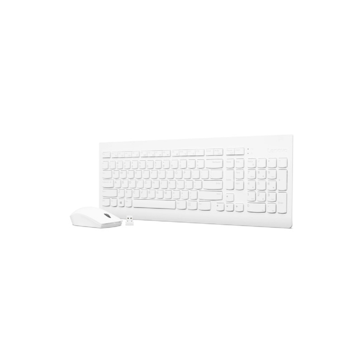 Kit Teclado Mouse Inalambrico 510 Blanco Español Lenovo