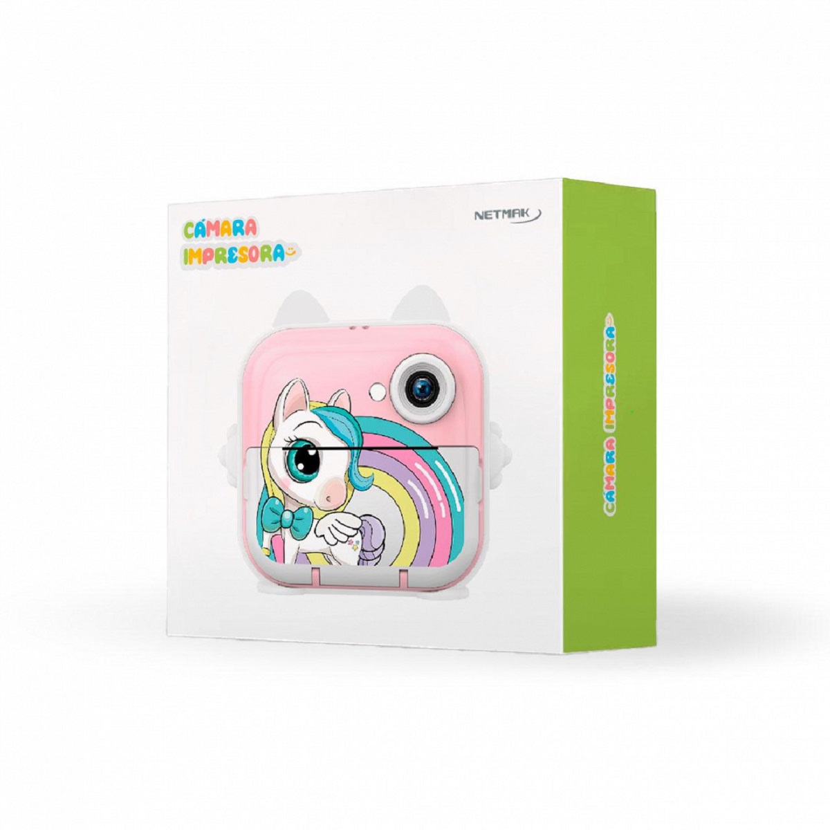 Camara Instantanea Mini Rosa NM-KIDCAM-P Netmak