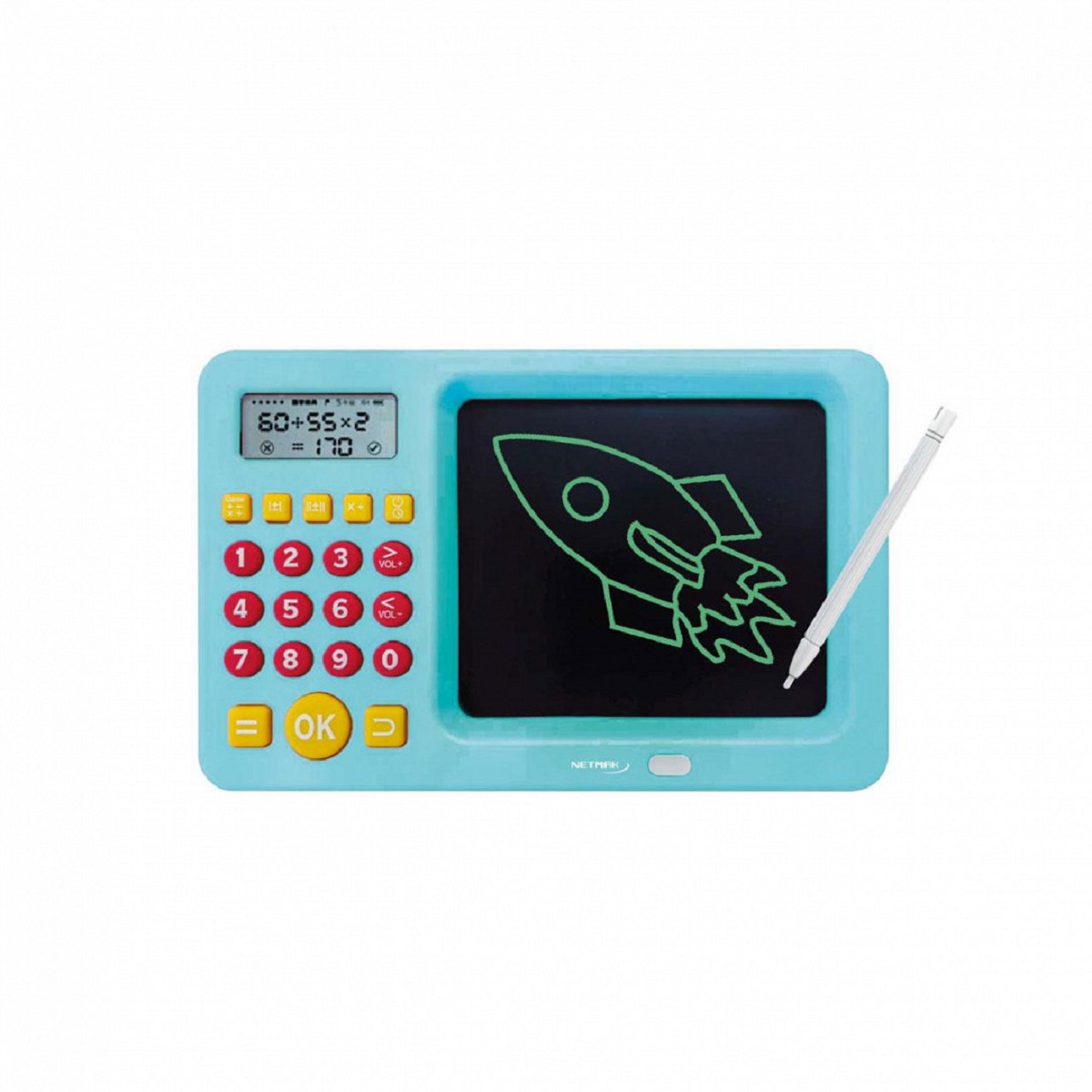 Pizarra Magica + Calculadora Celeste NM-PM103-B Netmak