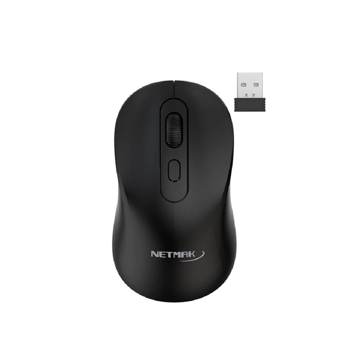Mouse Inalambrico/Bluetooth Recargable Negro NM-M640-BK Netmak