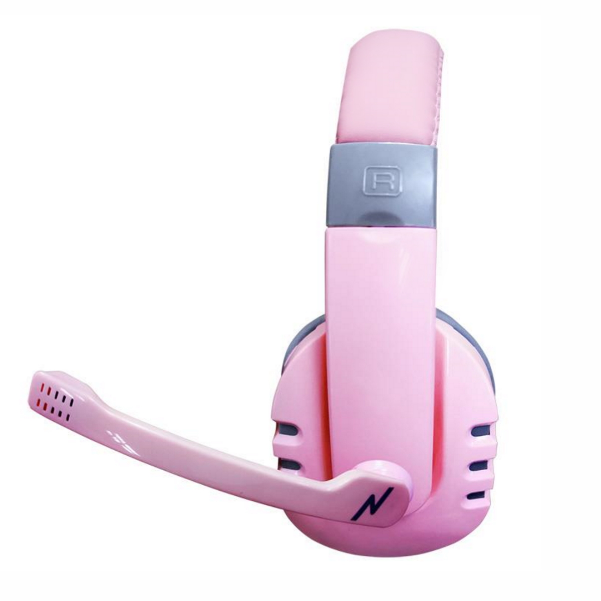 Kit Teclado Mouse MousePad Auriculares Gamer NKB-411 Rosa Noga