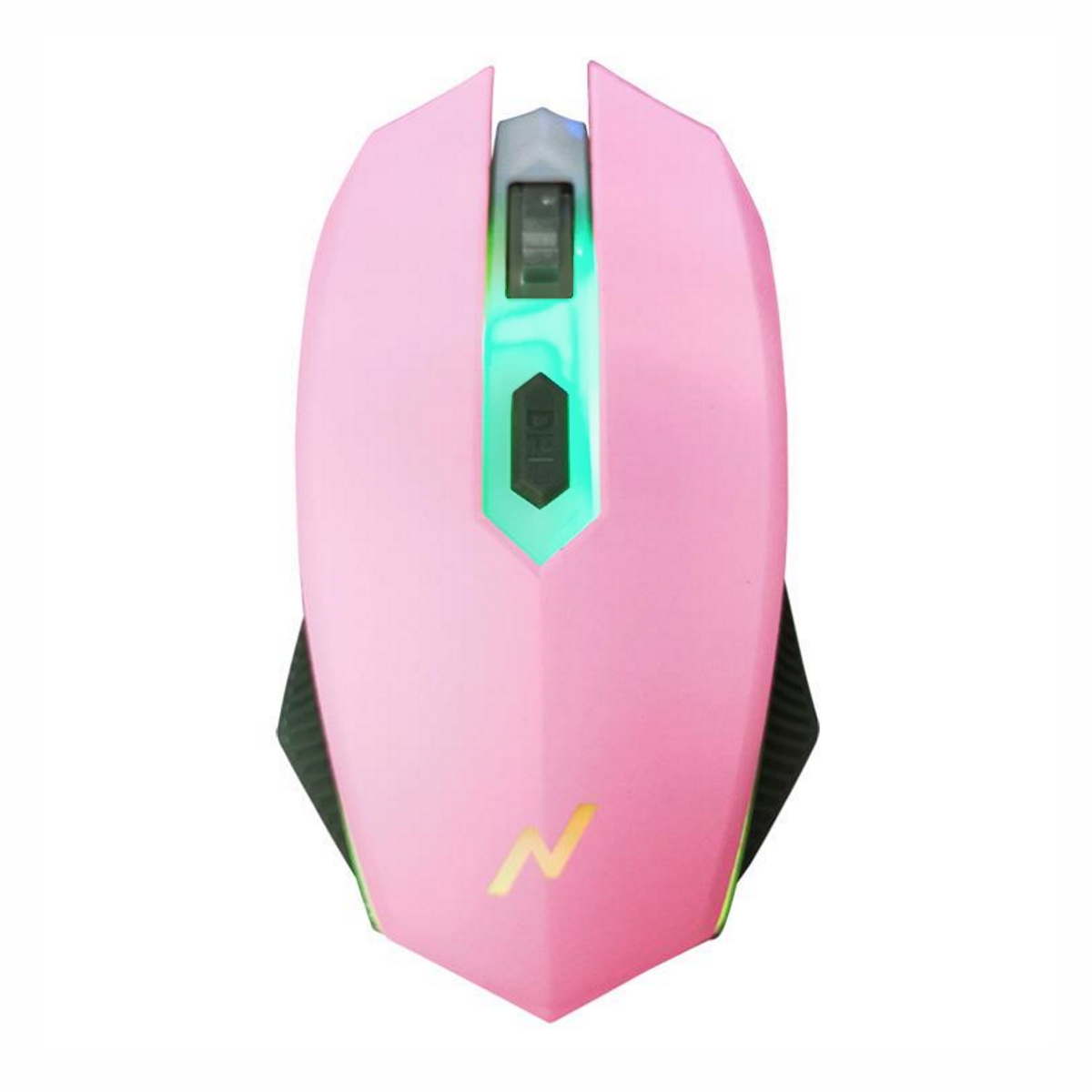 Kit Teclado Mouse MousePad Auriculares Gamer NKB-411 Rosa Noga