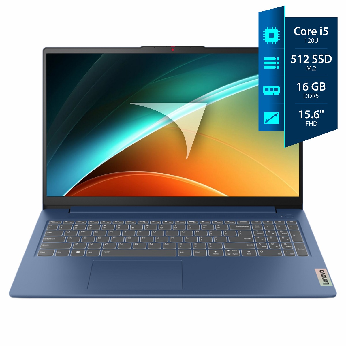 Notebook Lenovo IdeaPad Slim 3 - Intel Core 5 120U - 16GB - 512GB SSD - 15,6