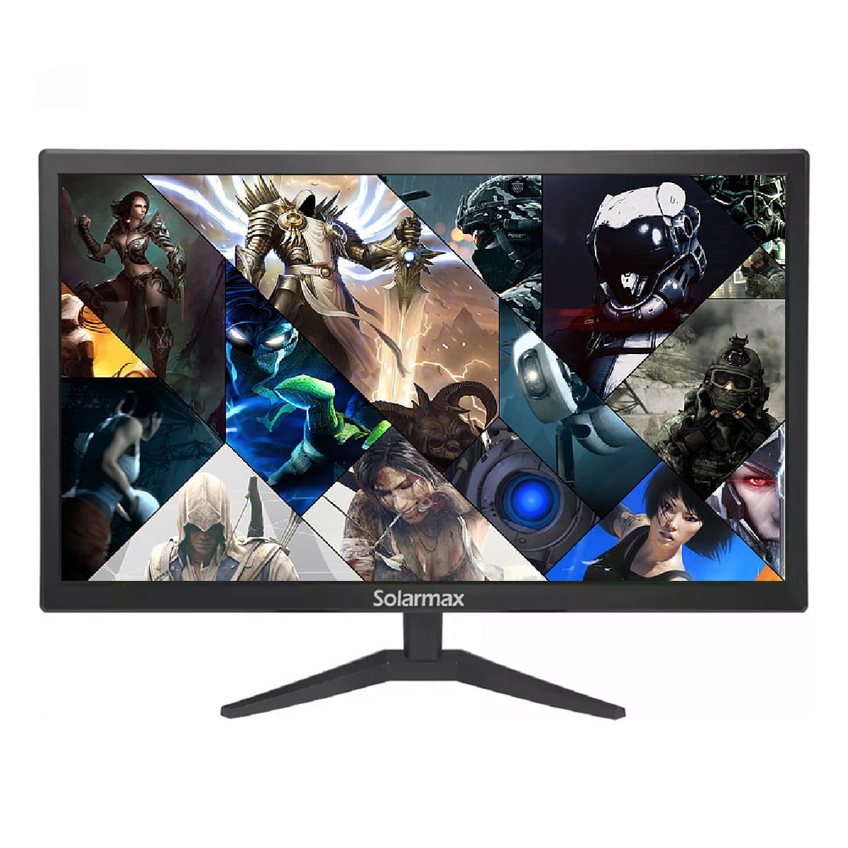 Computadora Gamer Ryzen 5 - 16GB - 512SSD - Gab.K80 - Monitor 24 75Hz Solarmax