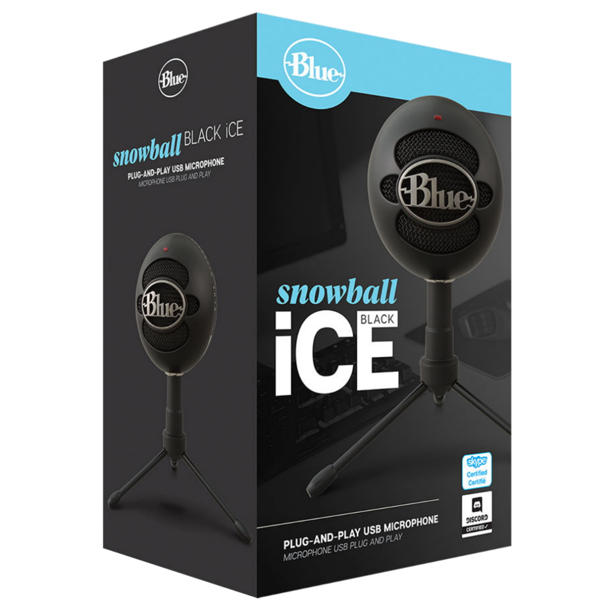 Microfono Pc Snowball Black Ice Logitech