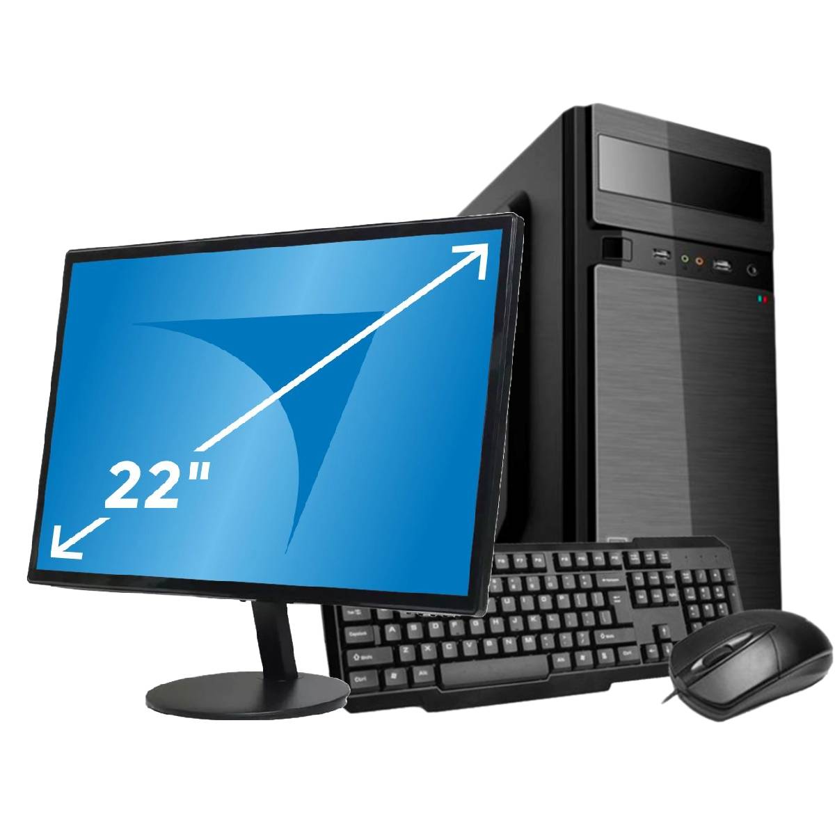 Computadora Celeron J4005 - 8Gb - SSD 240Gb - Monitor 21.5