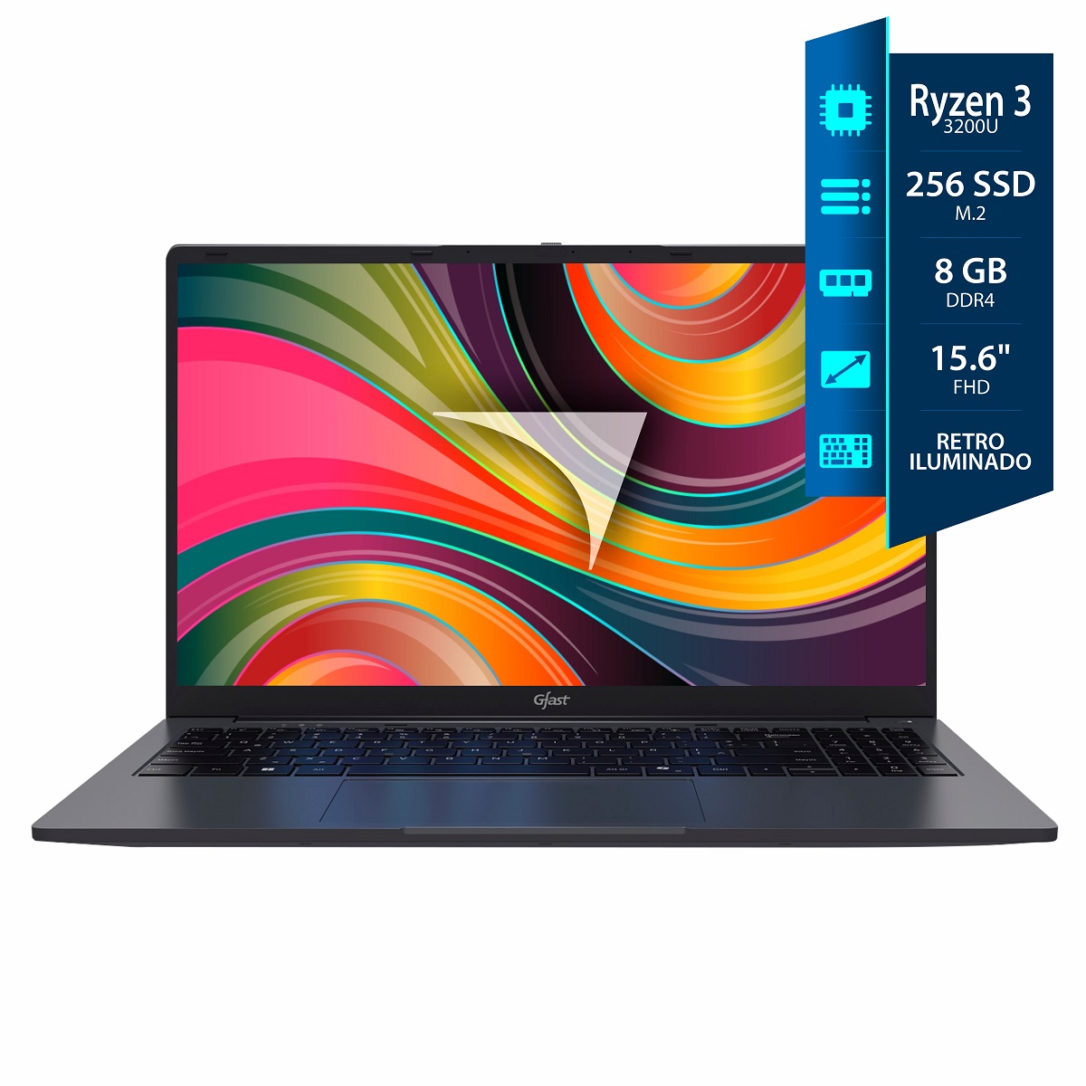 Notebook Gfast N-320R - Ryzen 3 3200U - 8GB - 240GB SSD - 15.6