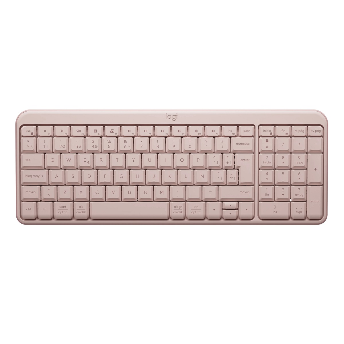 Teclado Bluetooth K250 Español Rosa Logitech