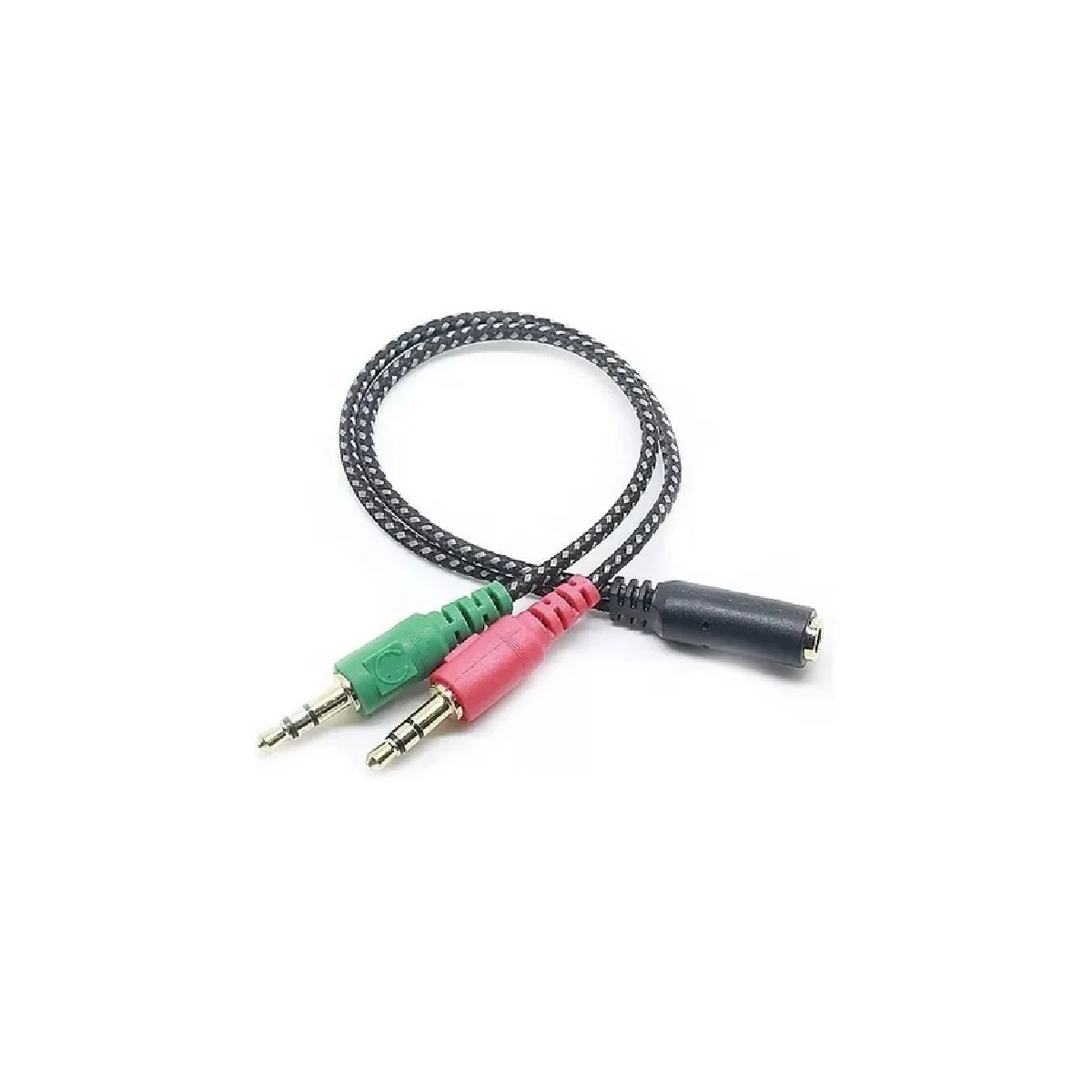Cable Adaptador 1 Jack 3.5mm a 2 Plug 3.5mm