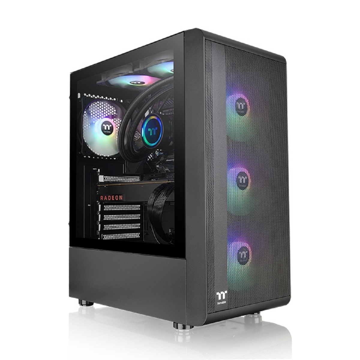 Gabinete Gamer S200 TG ARGB Snow Black Thermaltake