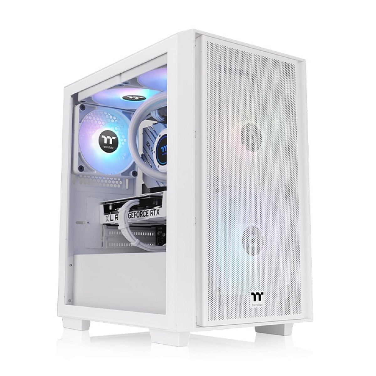 Gabinete Gamer H16 TG ARGB Snow Edition Blanco Thermaltake