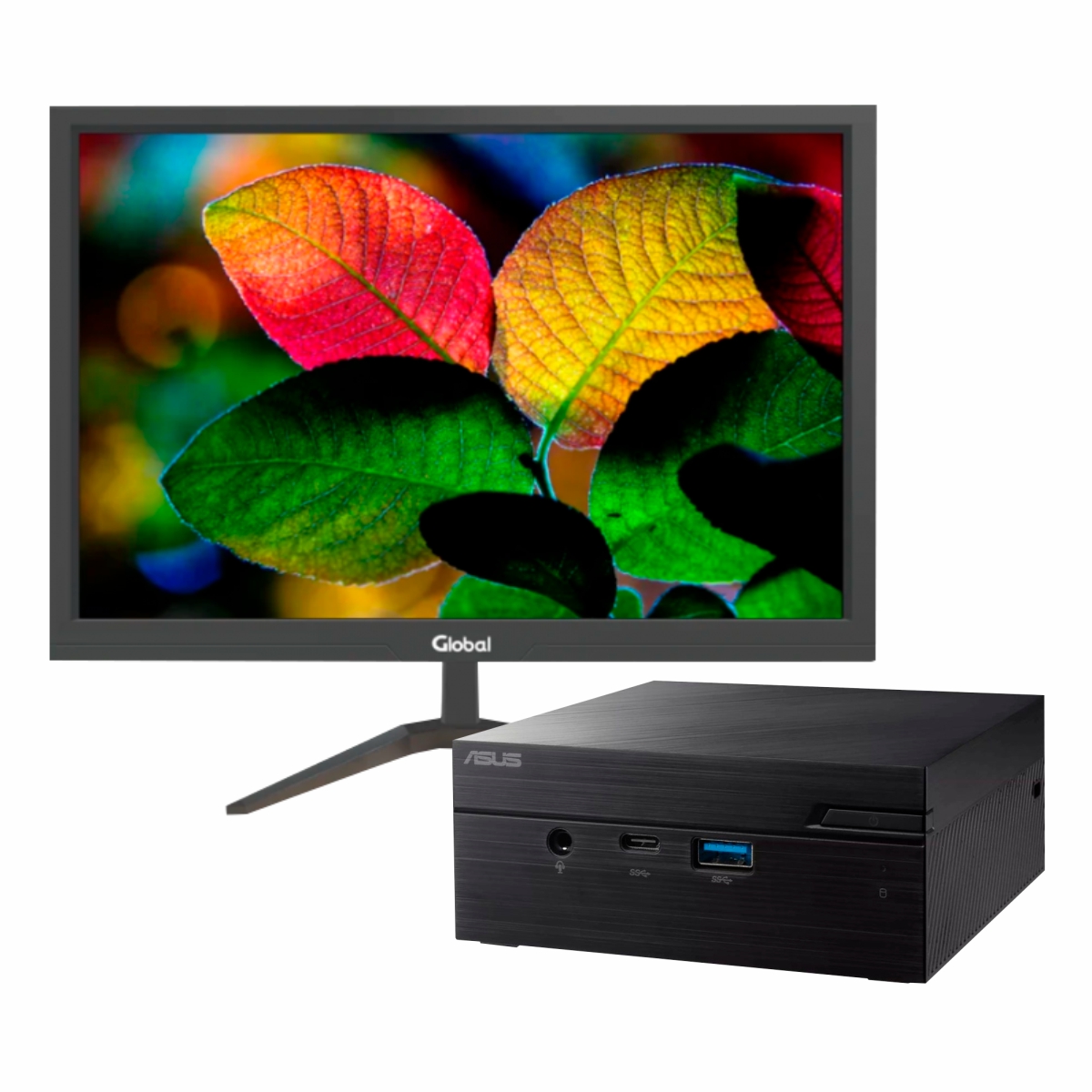 Combo Mini Computadora Monitor 19