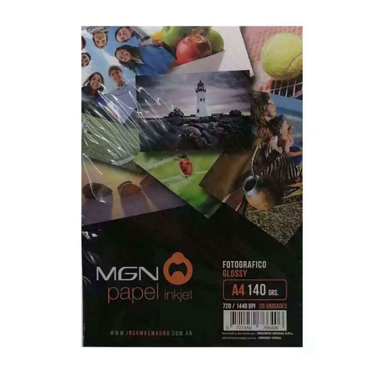 Resma De Papel Fotografico A4 140GR Magna
