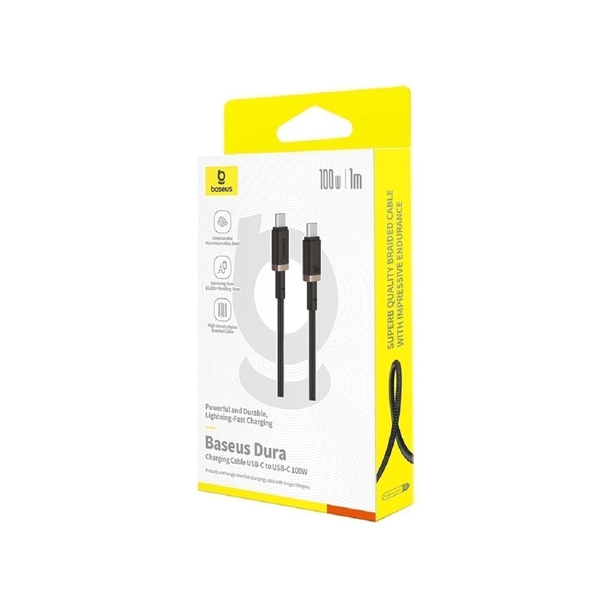 Cable USB C Carga Rapida 1m Mallado Dura Baseus