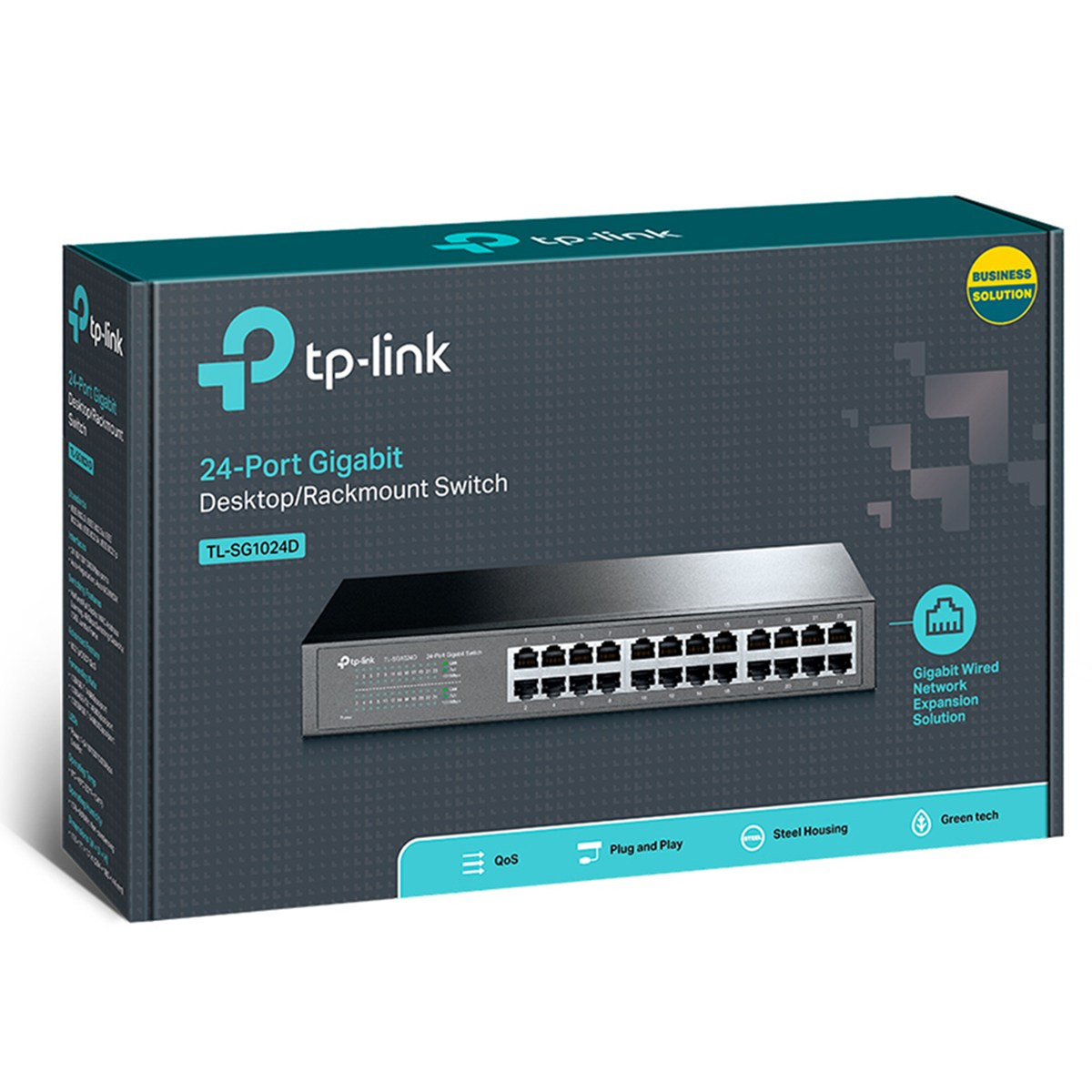 Switch 24p Puertos Tl-sg1024d Gigabit Tp-link