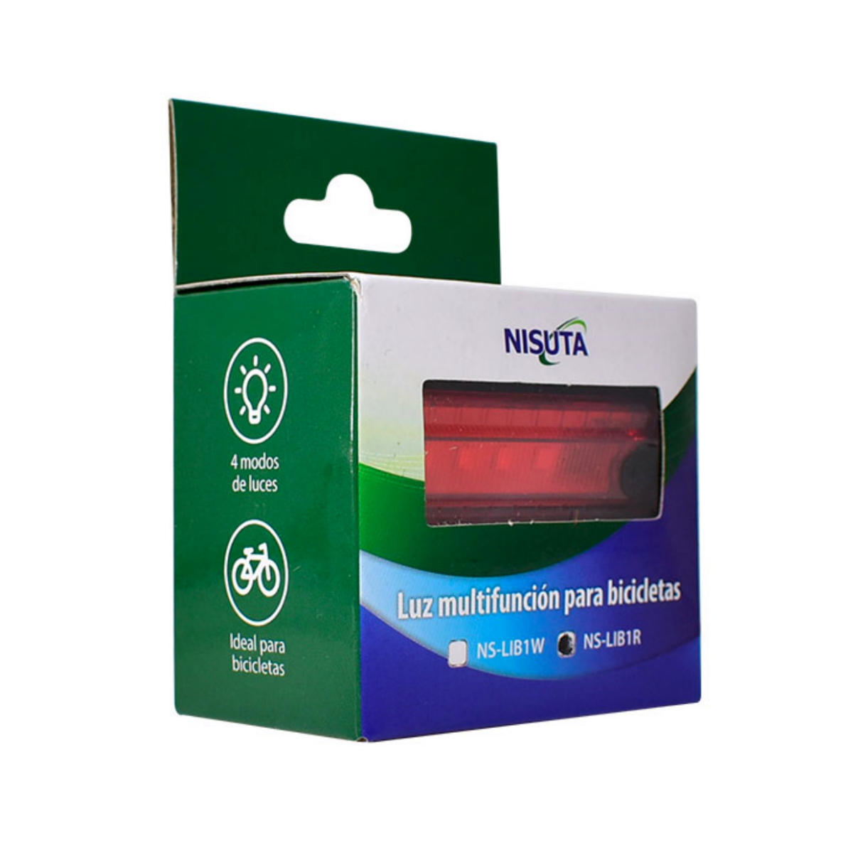 Luz Roja Multifuncion Para Bicicleta Ns-lib1r Nisuta